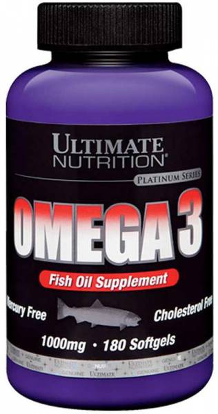 Ultimate Nutrition Omega 3 1000 мг 180 капсул