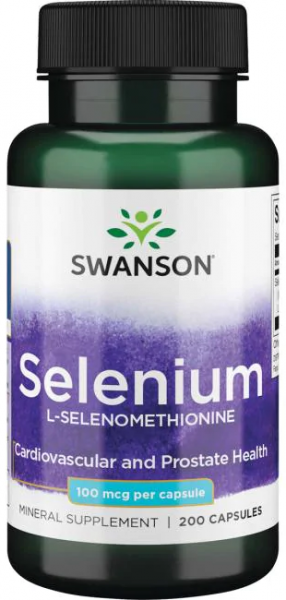 Swanson Selenium 100 mcg 200 капсул