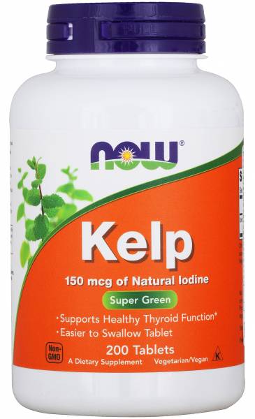 NOW Kelp 150 мкг 200 таблеток