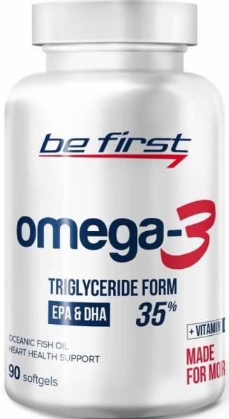 Be First Omega-3 + витамин Е 90 капсул
