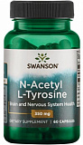 Swanson N-Acetyl L-Tyrosine 350 мг 60 капсул