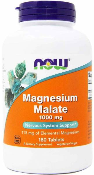 NOW Magnesium Malate 1000 мг 180 таблеток