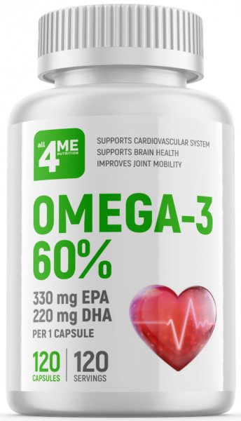 4Me Nutrition Omega-3 60% 120 капсул