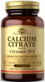 Solgar Calcium Citrate with Vitamin D3 Tablets 60 таблеток