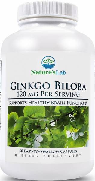 Nature's Lab Ginkgo Biloba 60 капсул