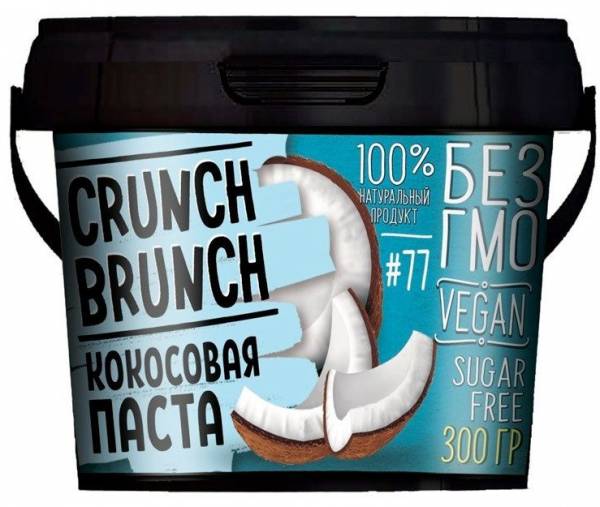 Crunch Brunch Кокосовая паста 300 грамм