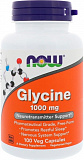 NOW Glycine 1000 mg 100 капсул