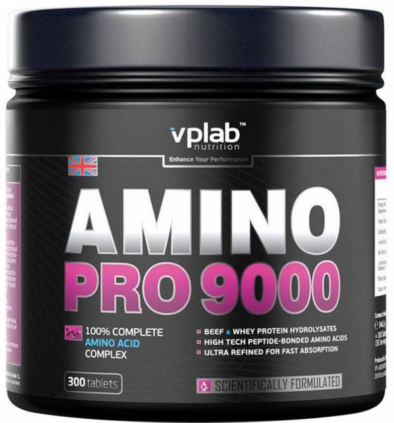 VPLAB Amino Pro 9000 300 таблеток