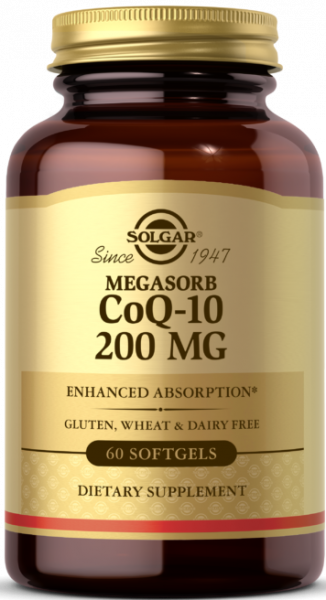Solgar Megasorb CoQ-10 200 mg Softgels 60 капсул