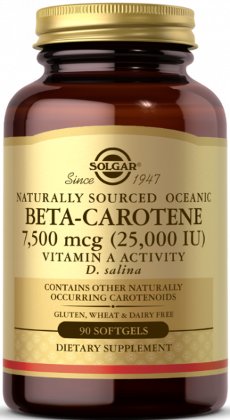 Solgar Oceanic Beta-Carotene 7500 mcg ( 25,000 IU) 90 капсул