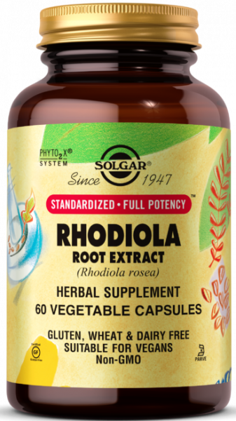 Solgar Rhodiola Root Extract Vegetable Capsules 60 капсул