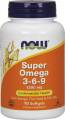 NOW Super Omega 3-6-9 1200 mg 90 капсул