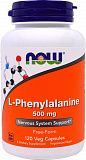 NOW L-Phenylalanine 500 мг 120 капсул