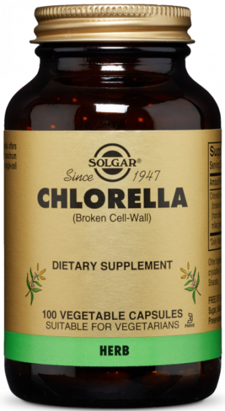 Solgar Chlorella 100 капсул