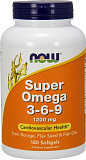 NOW Super Omega 3-6-9 1200 mg 180 капсул