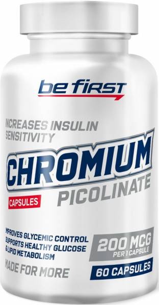 Be First Chromium Picolinate 60 капсул
